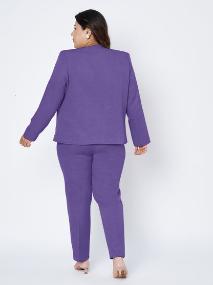 Plus Size 2 Pieces Suit