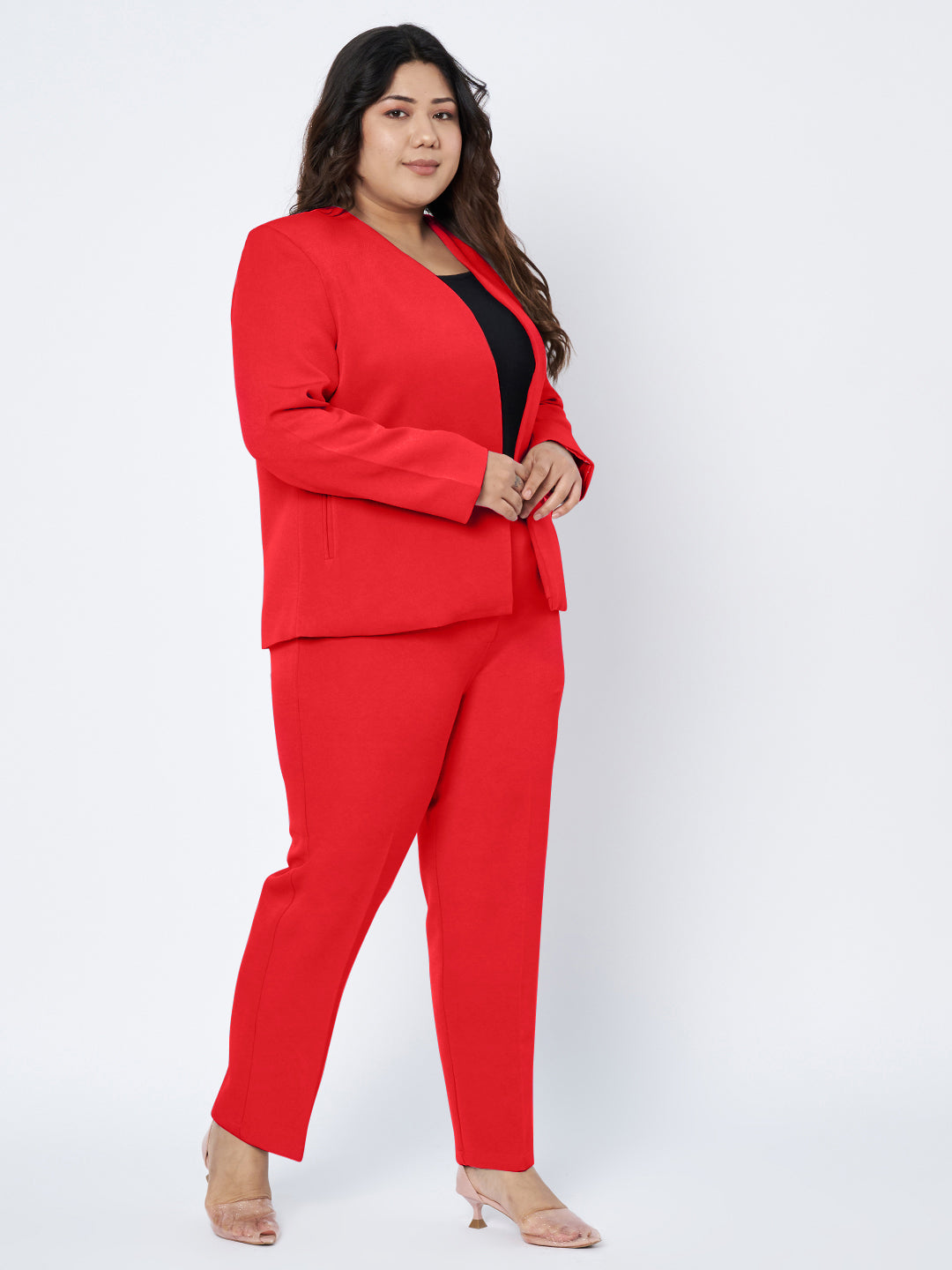 Plus Size 2 Pieces Suit