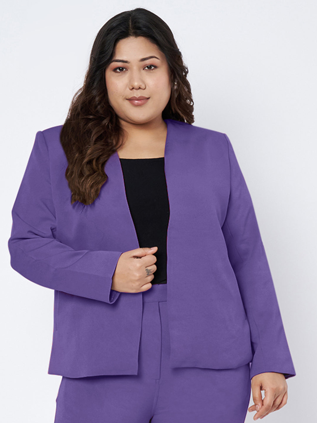 Plus Size 2 Pieces Suit
