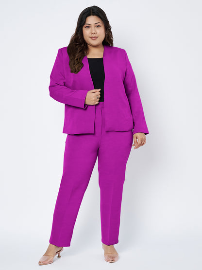 Plus Size 2 Pieces Suit