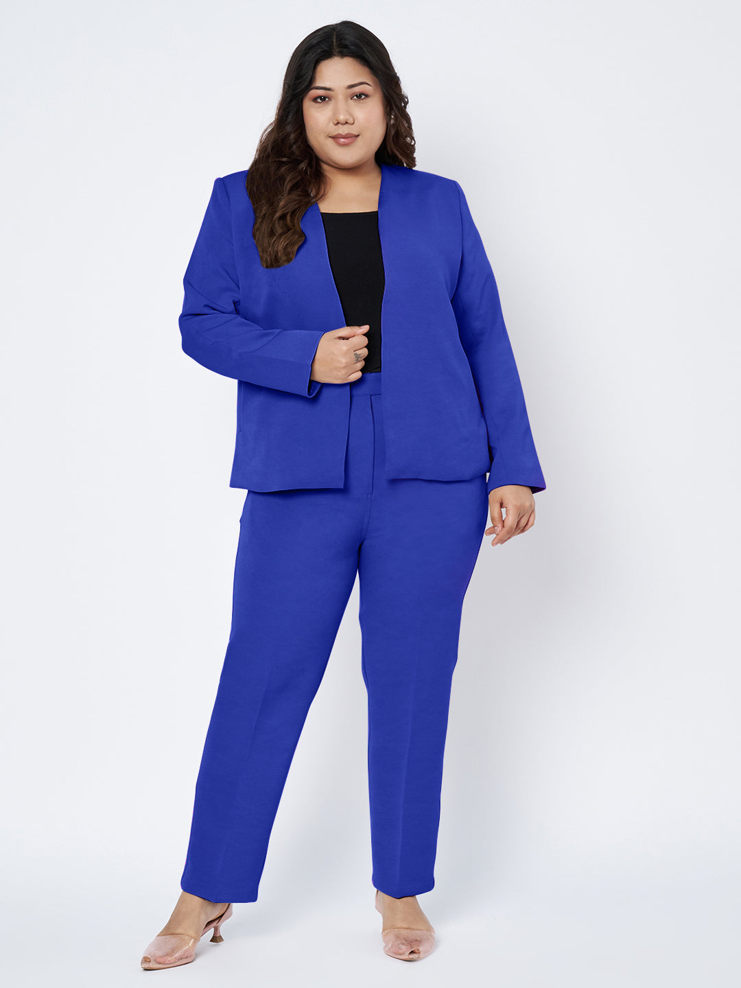 Plus Size 2 Pieces Suit