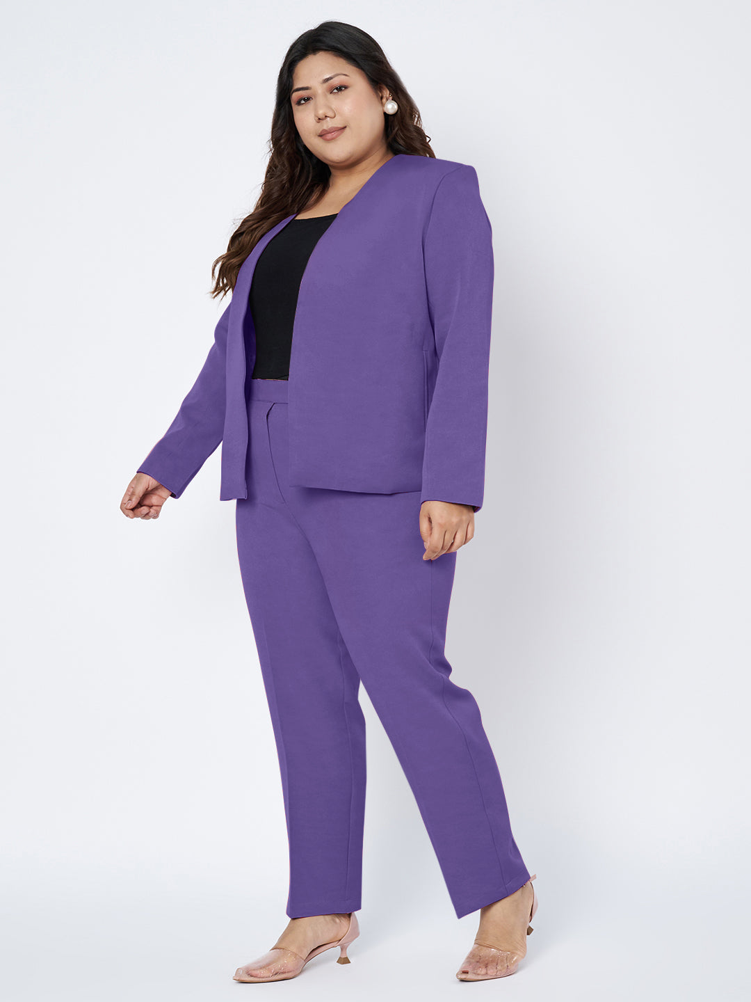 Plus Size 2 Pieces Suit