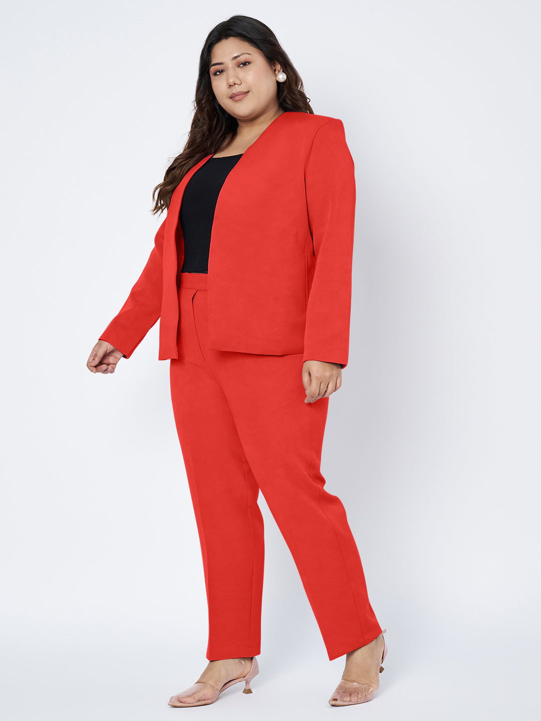 Plus Size 2 Pieces Suit