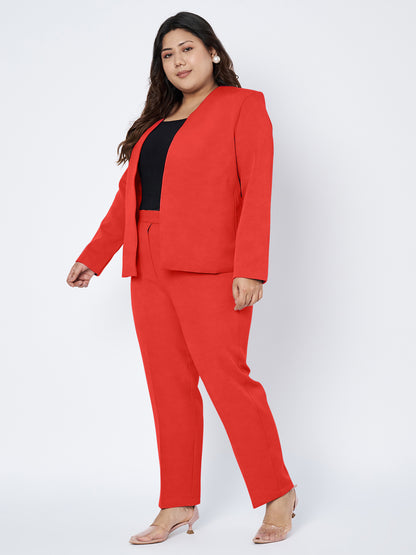 Plus Size 2 Pieces Suit