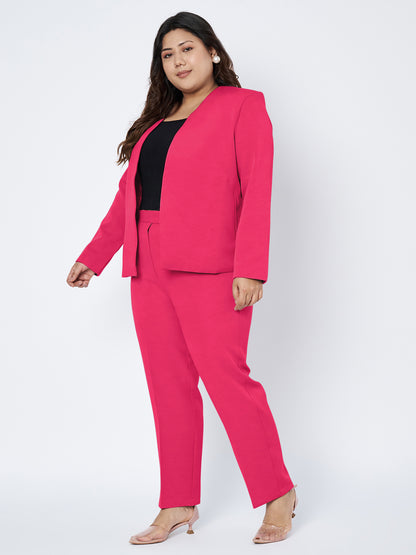 Plus Size 2 Pieces Suit