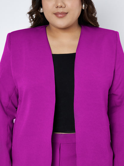 Plus Size 2 Pieces Suit