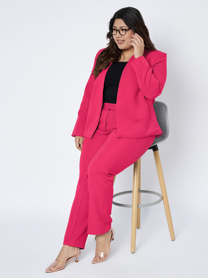 Plus Size 2 Pieces Suit