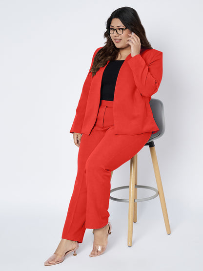 Plus Size 2 Pieces Suit