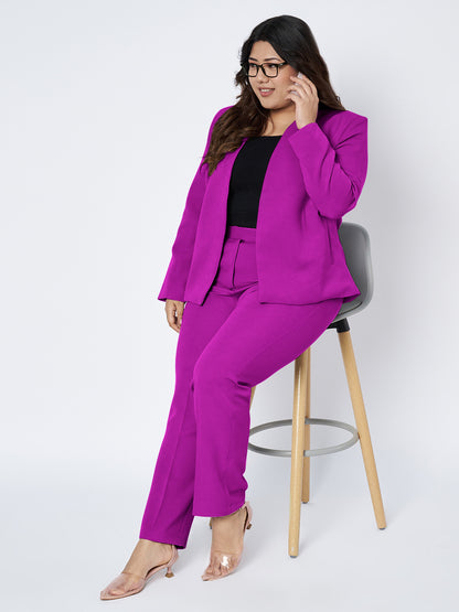 Plus Size 2 Pieces Suit