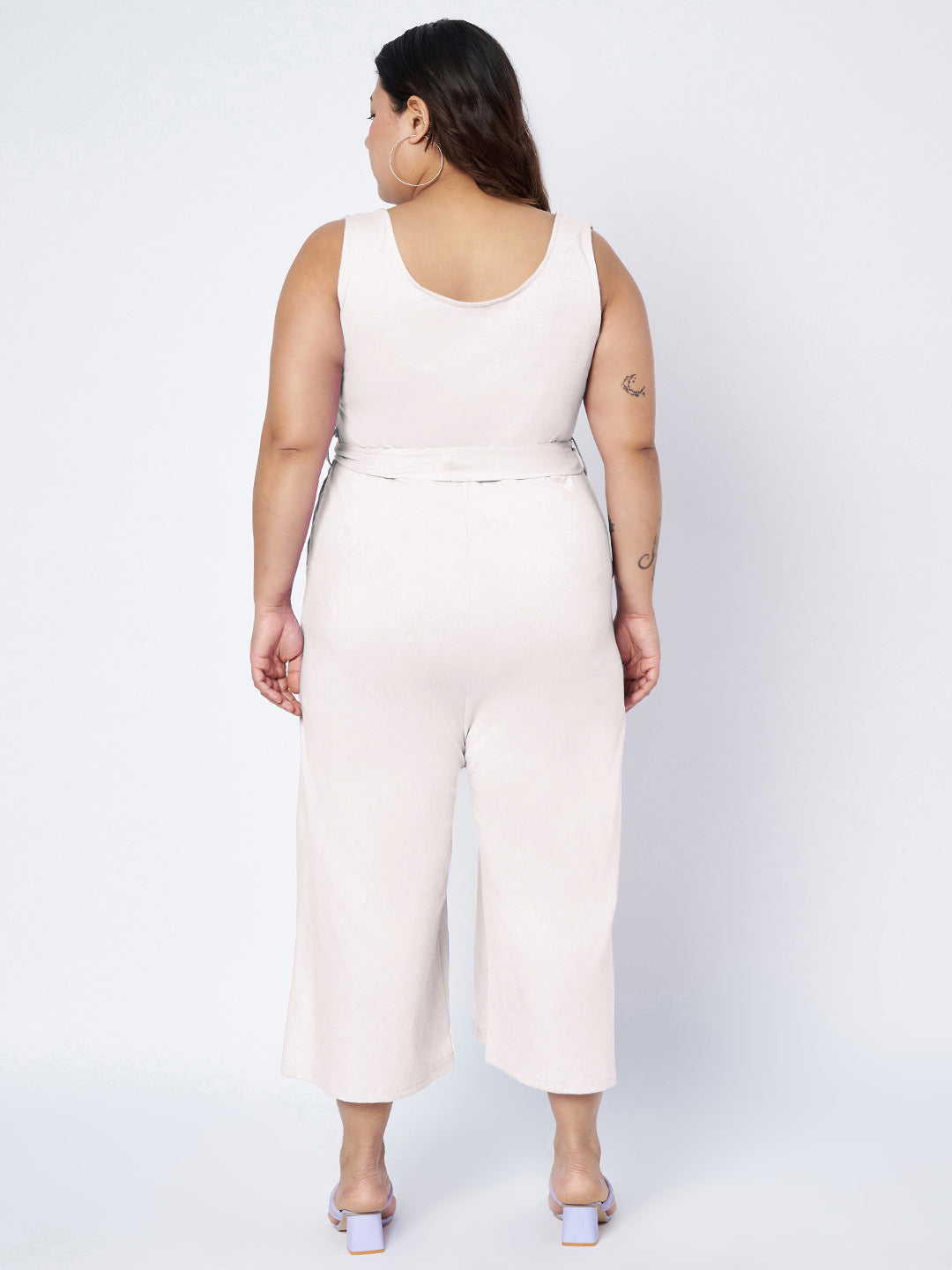 Plus Size Pure Cotton Jumpsuit