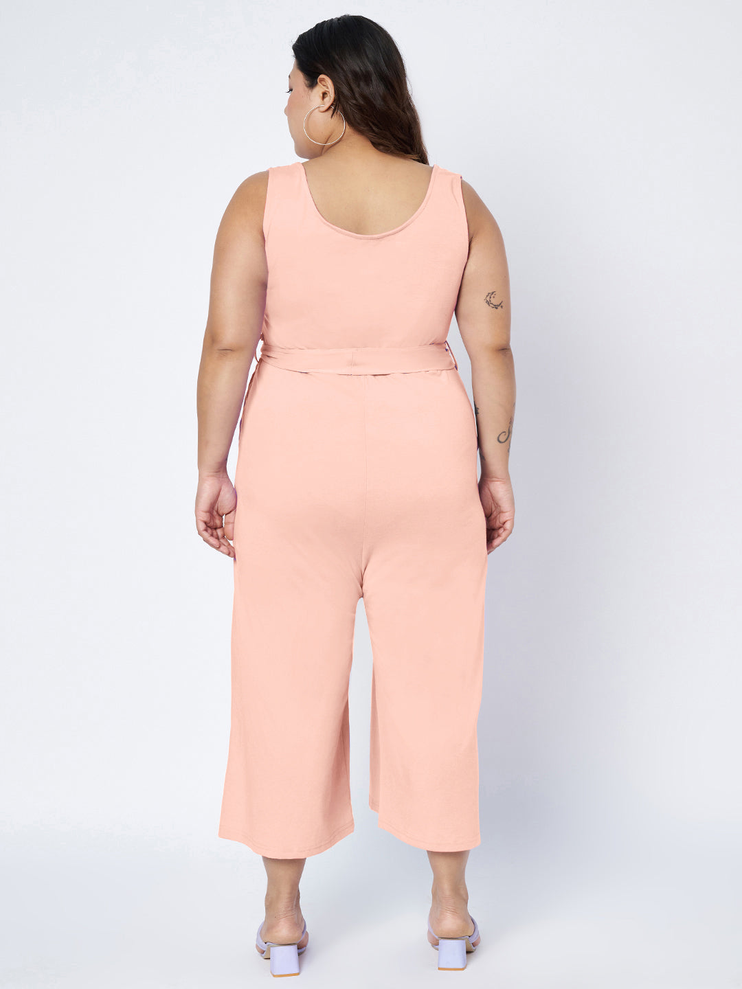 Plus Size Pure Cotton Jumpsuit