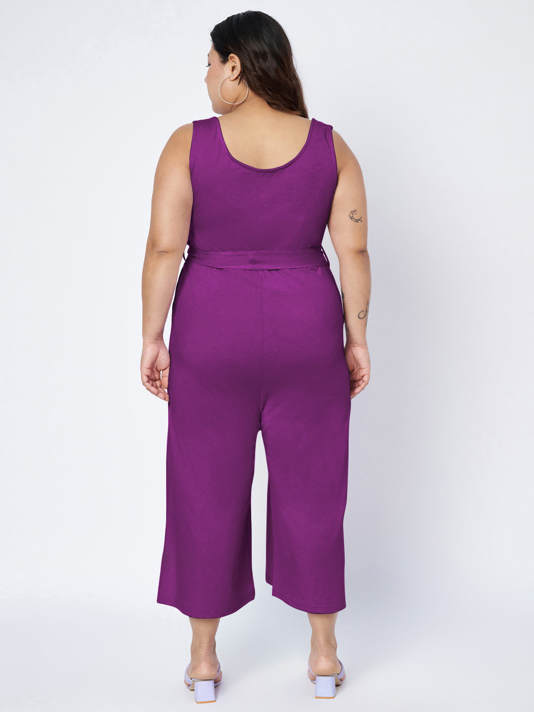 Plus Size Pure Cotton Jumpsuit