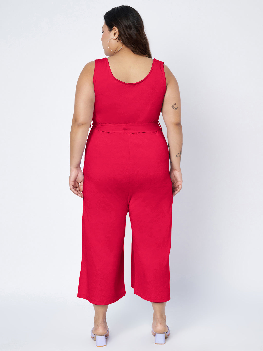 Plus Size Pure Cotton Jumpsuit