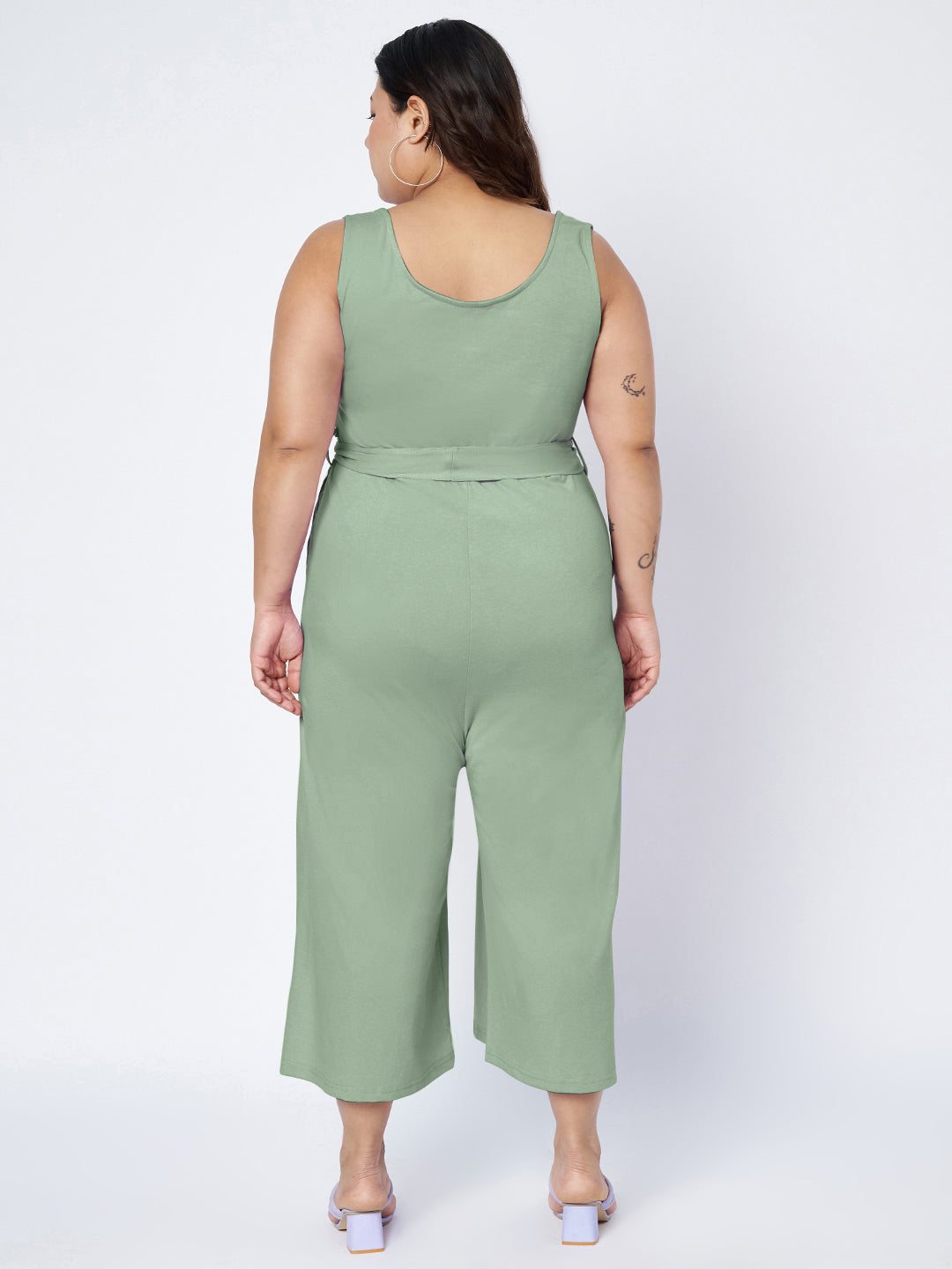 Plus Size Pure Cotton Jumpsuit