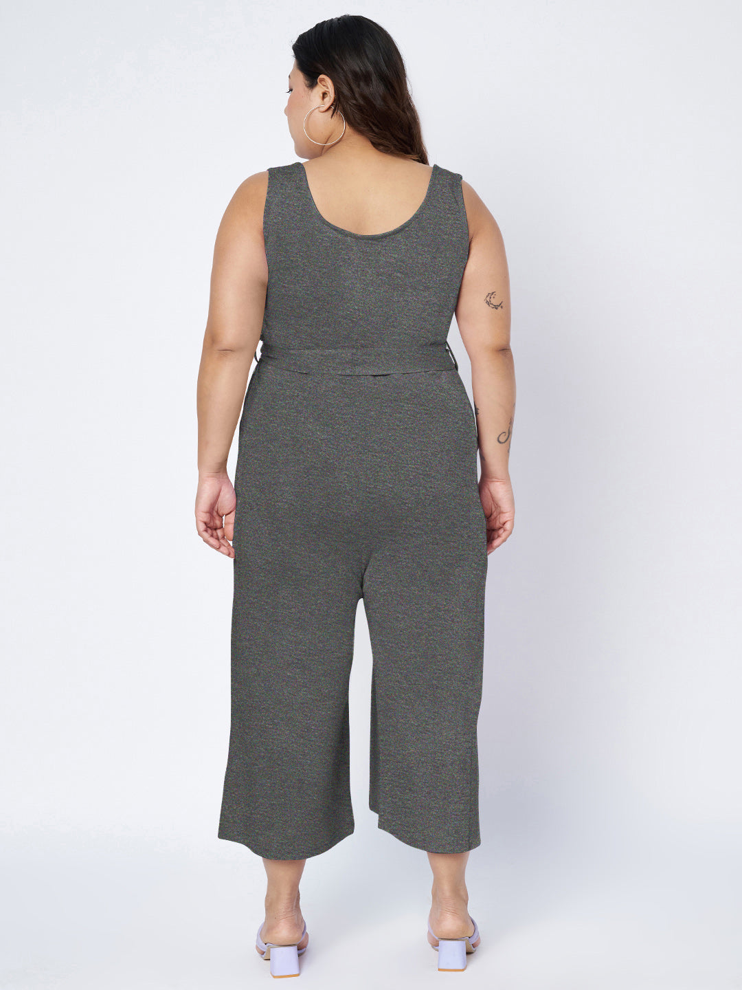Plus Size Pure Cotton Jumpsuit