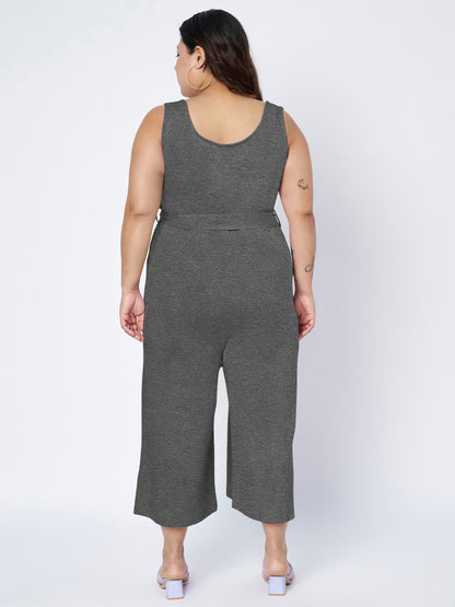 Plus Size Pure Cotton Jumpsuit