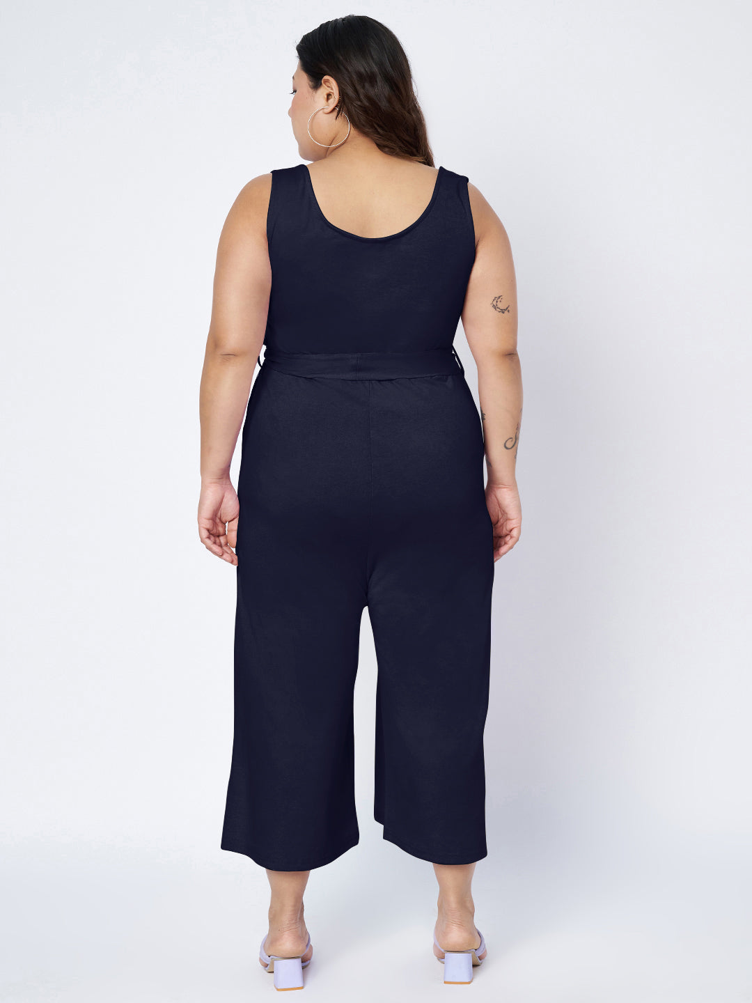 Plus Size Pure Cotton Jumpsuit