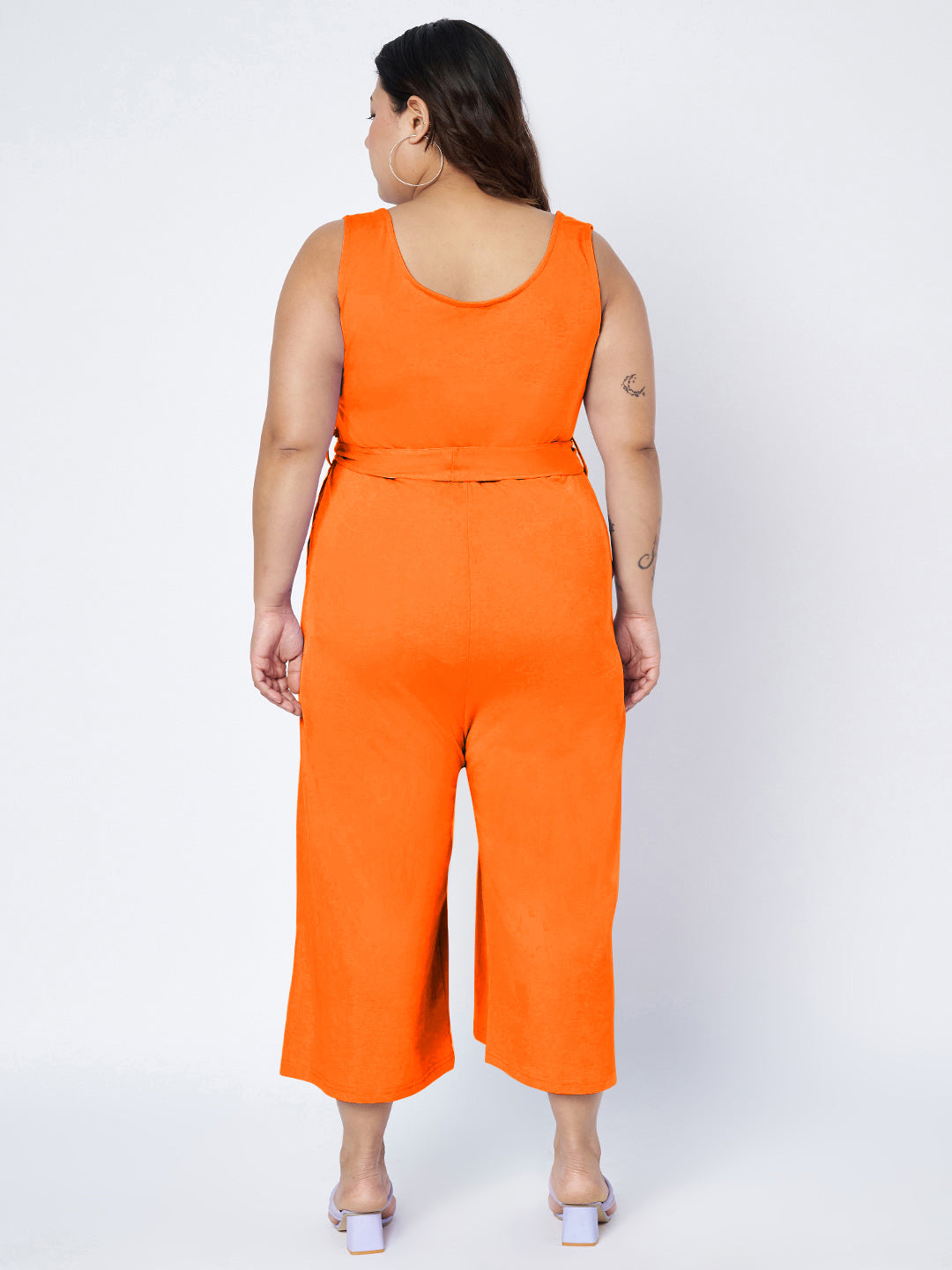 Plus Size Pure Cotton Jumpsuit