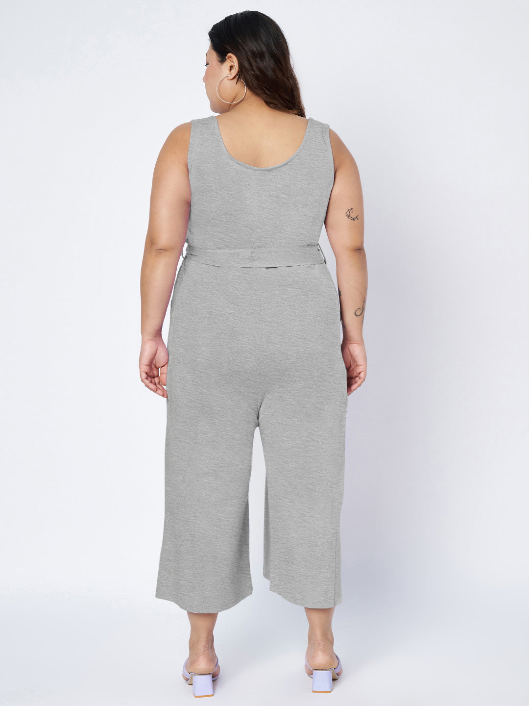 Plus Size Pure Cotton Jumpsuit