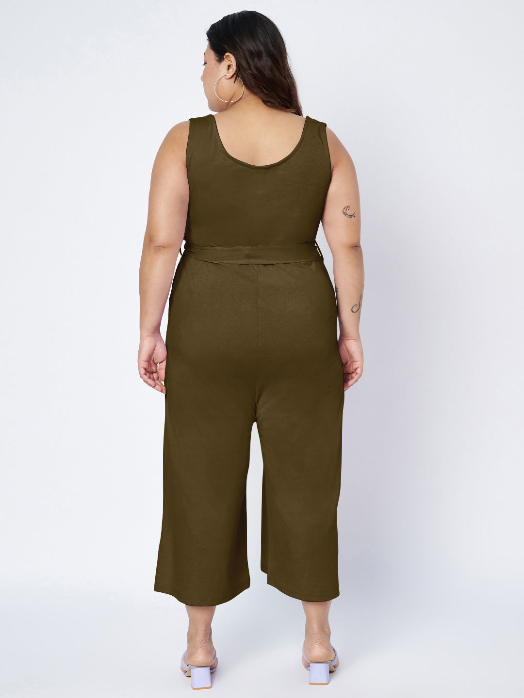 Plus Size Pure Cotton Jumpsuit