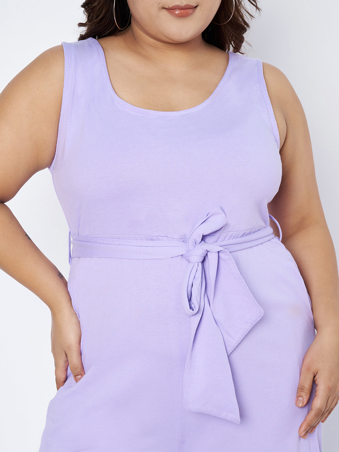 Plus Size Pure Cotton Jumpsuit