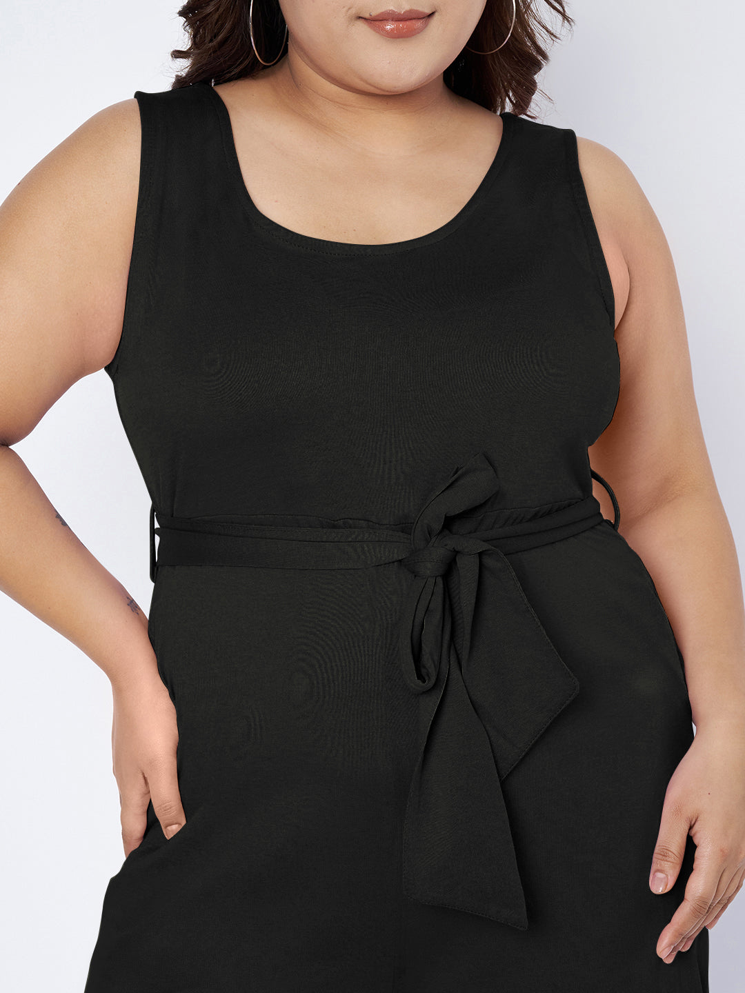 Plus Size Pure Cotton Jumpsuit