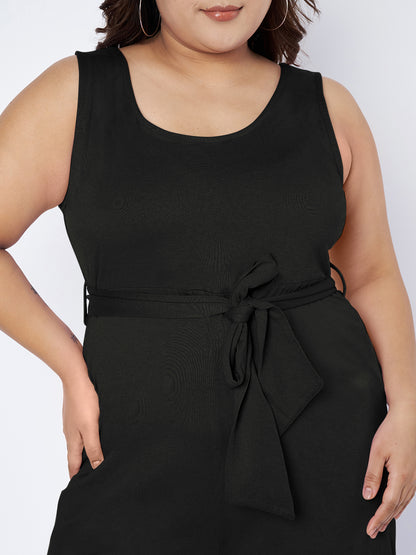 Plus Size Pure Cotton Jumpsuit