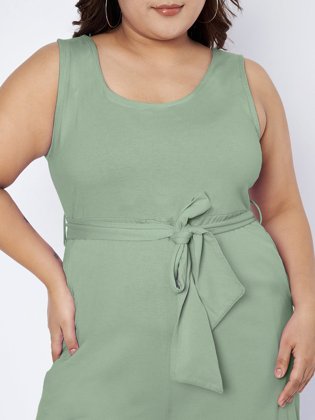 Plus Size Pure Cotton Jumpsuit