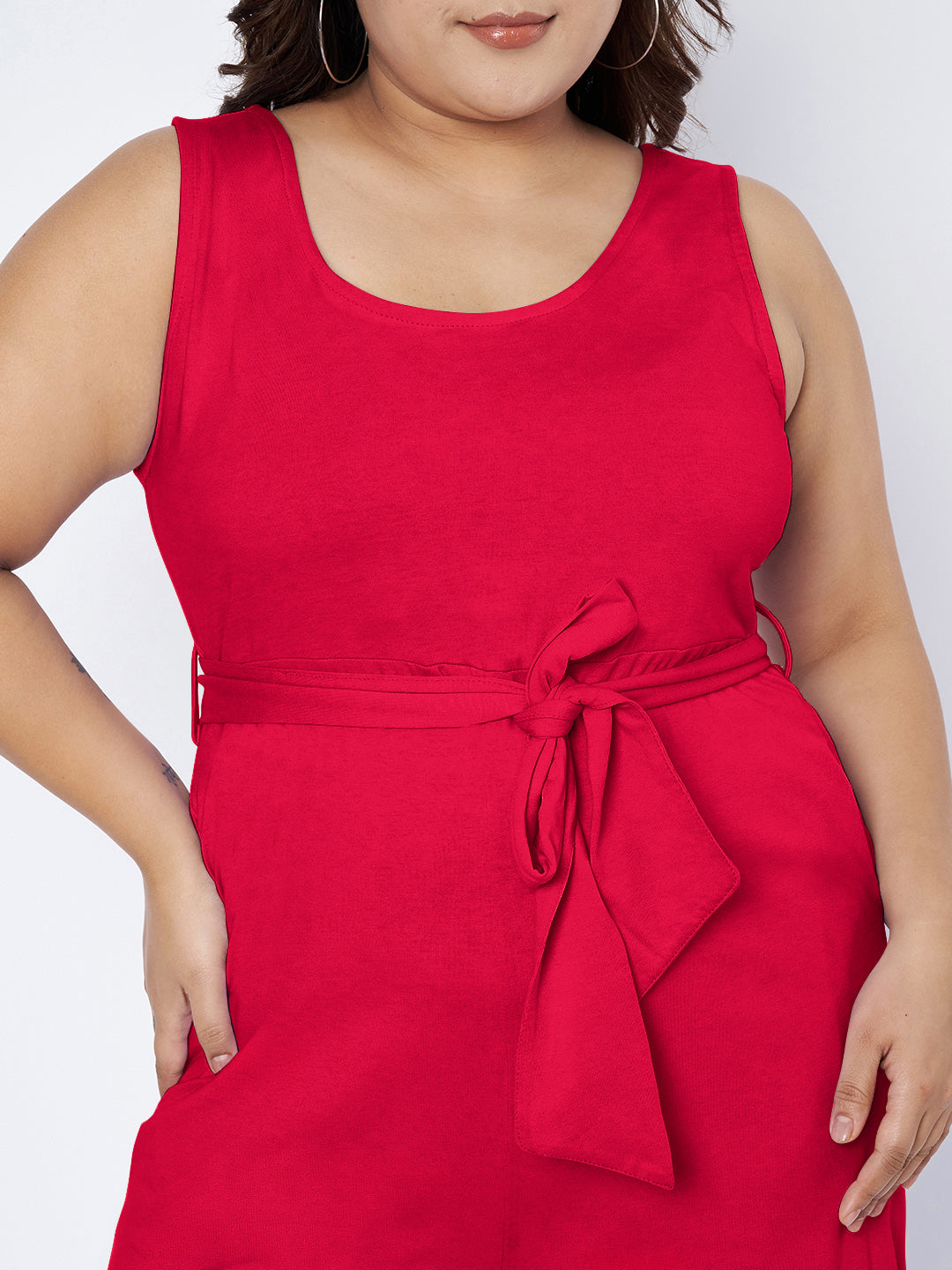 Plus Size Pure Cotton Jumpsuit
