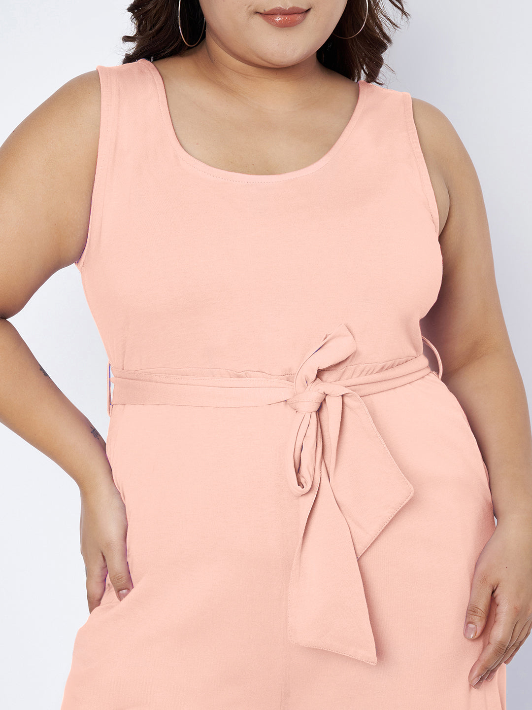 Plus Size Pure Cotton Jumpsuit