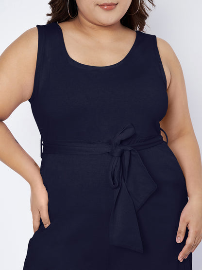 Plus Size Pure Cotton Jumpsuit