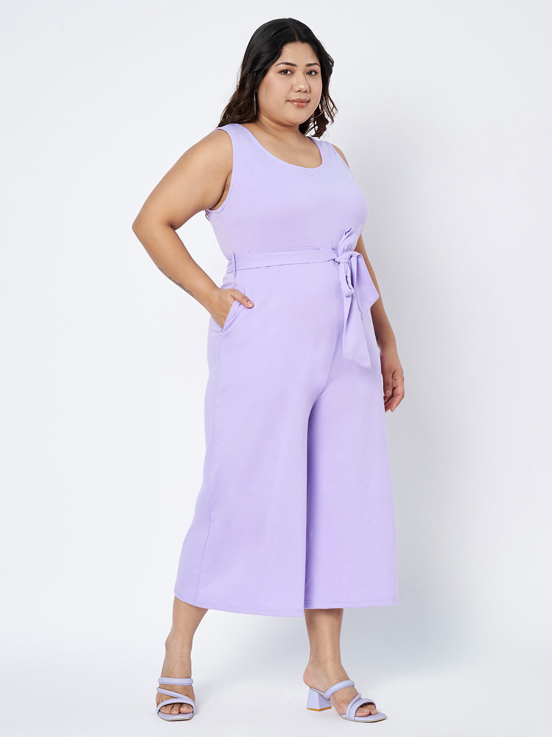 Plus Size Pure Cotton Jumpsuit