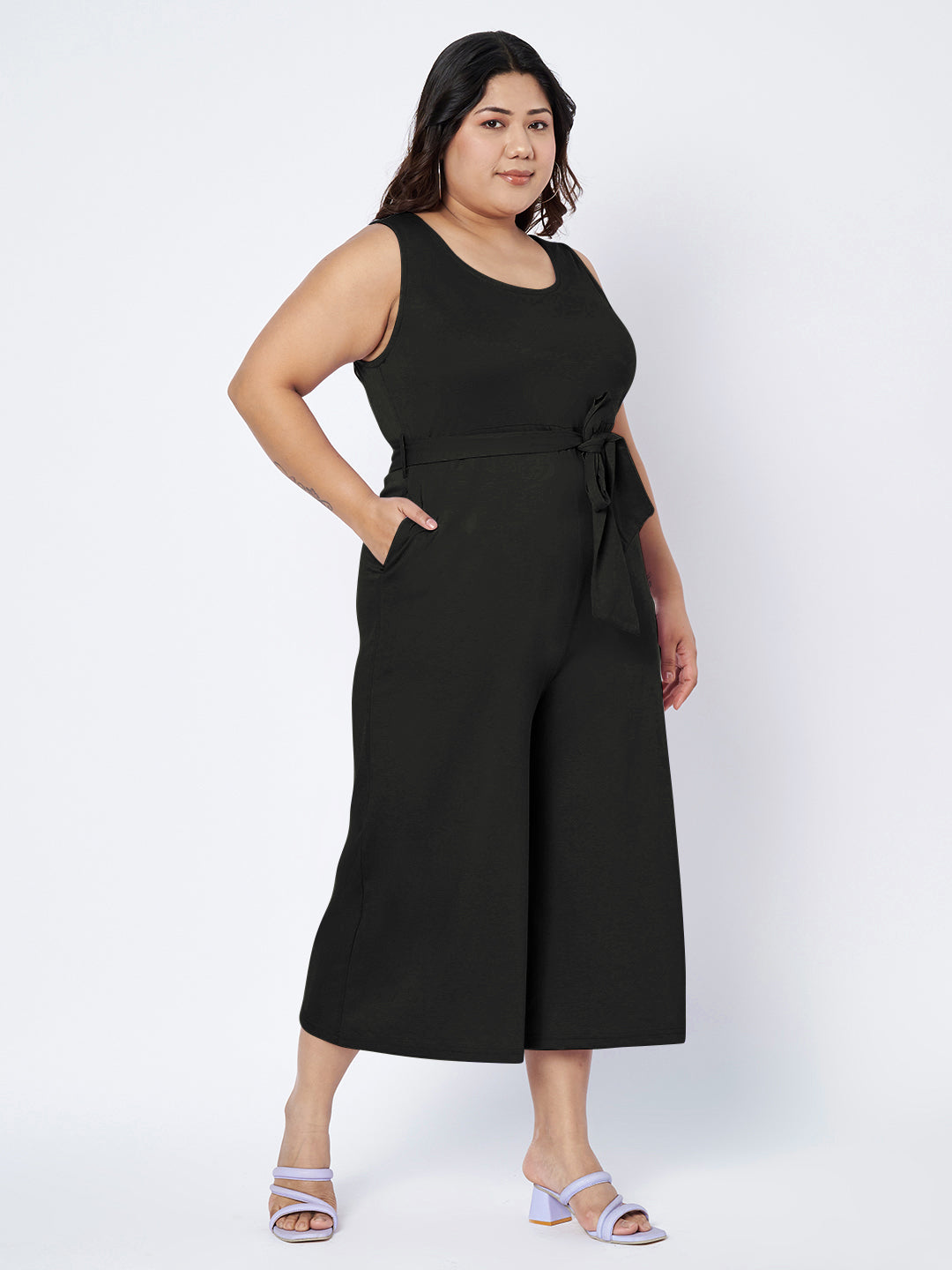 Plus Size Pure Cotton Jumpsuit