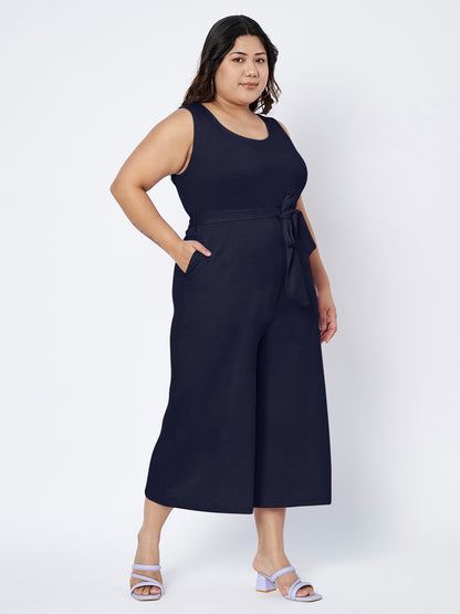 Plus Size Pure Cotton Jumpsuit