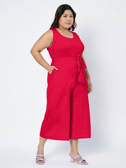 Plus Size Pure Cotton Jumpsuit