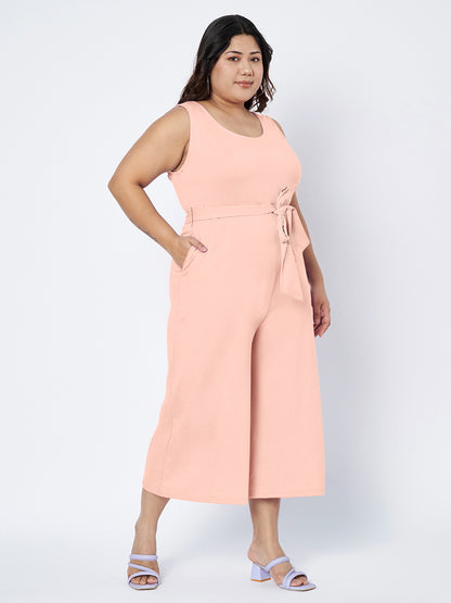 Plus Size Pure Cotton Jumpsuit