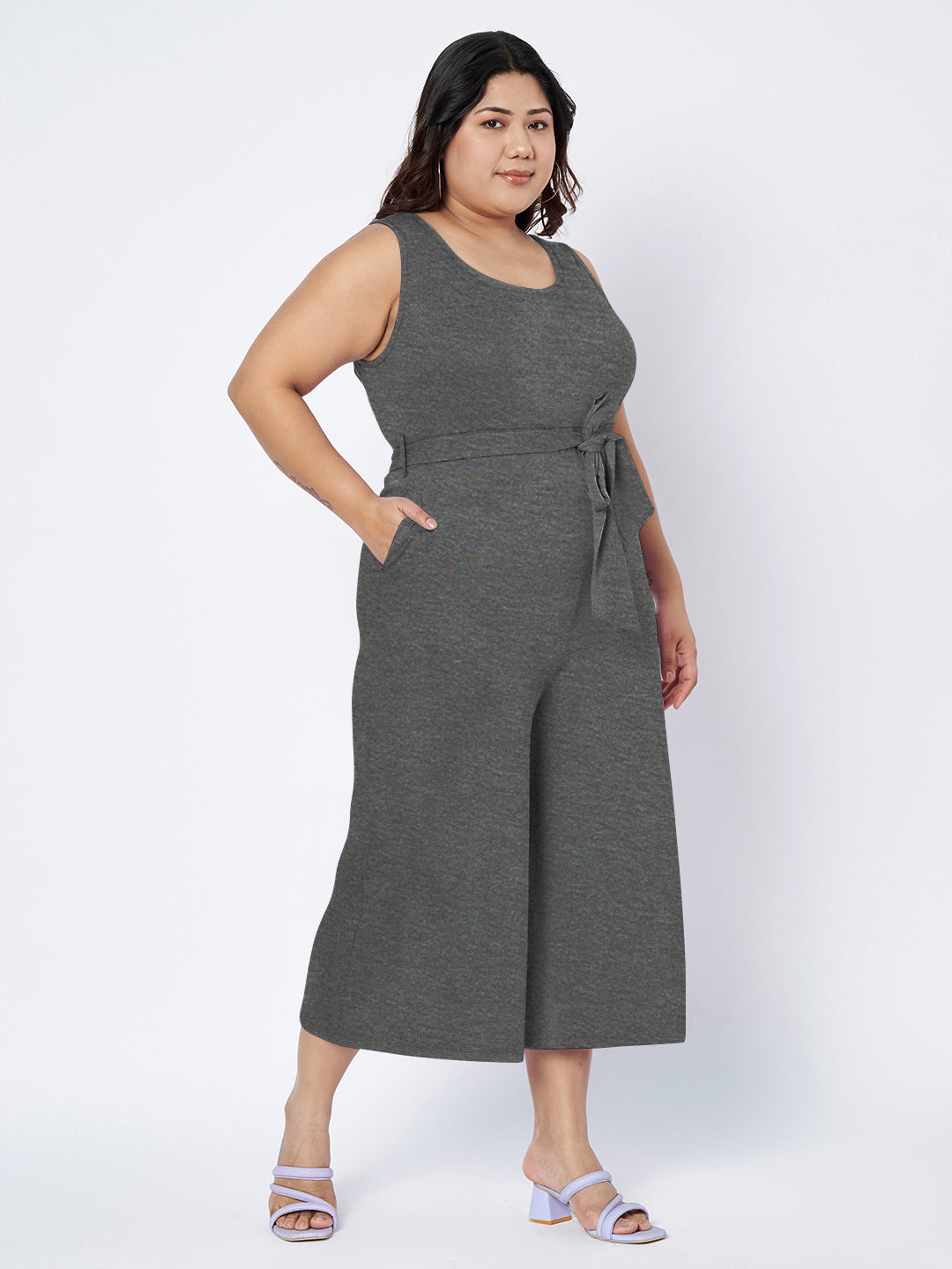 Plus Size Pure Cotton Jumpsuit