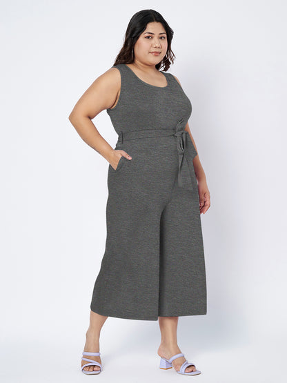 Plus Size Pure Cotton Jumpsuit