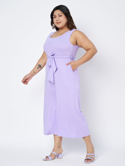 Plus Size Pure Cotton Jumpsuit
