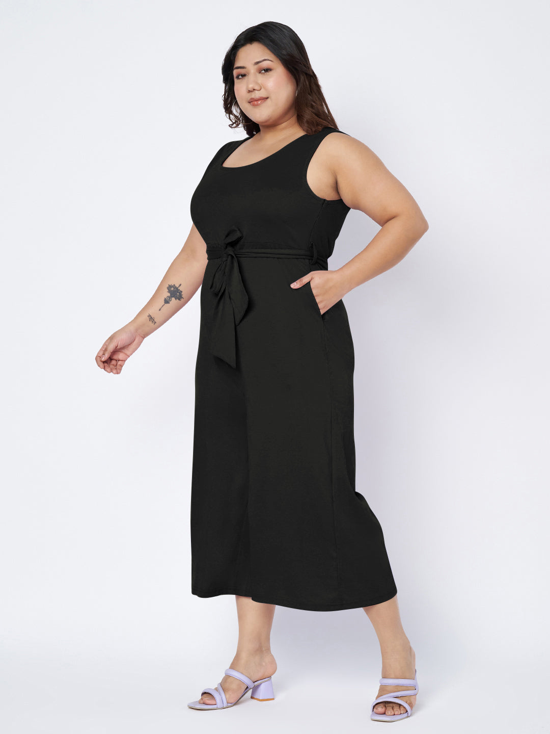 Plus Size Pure Cotton Jumpsuit