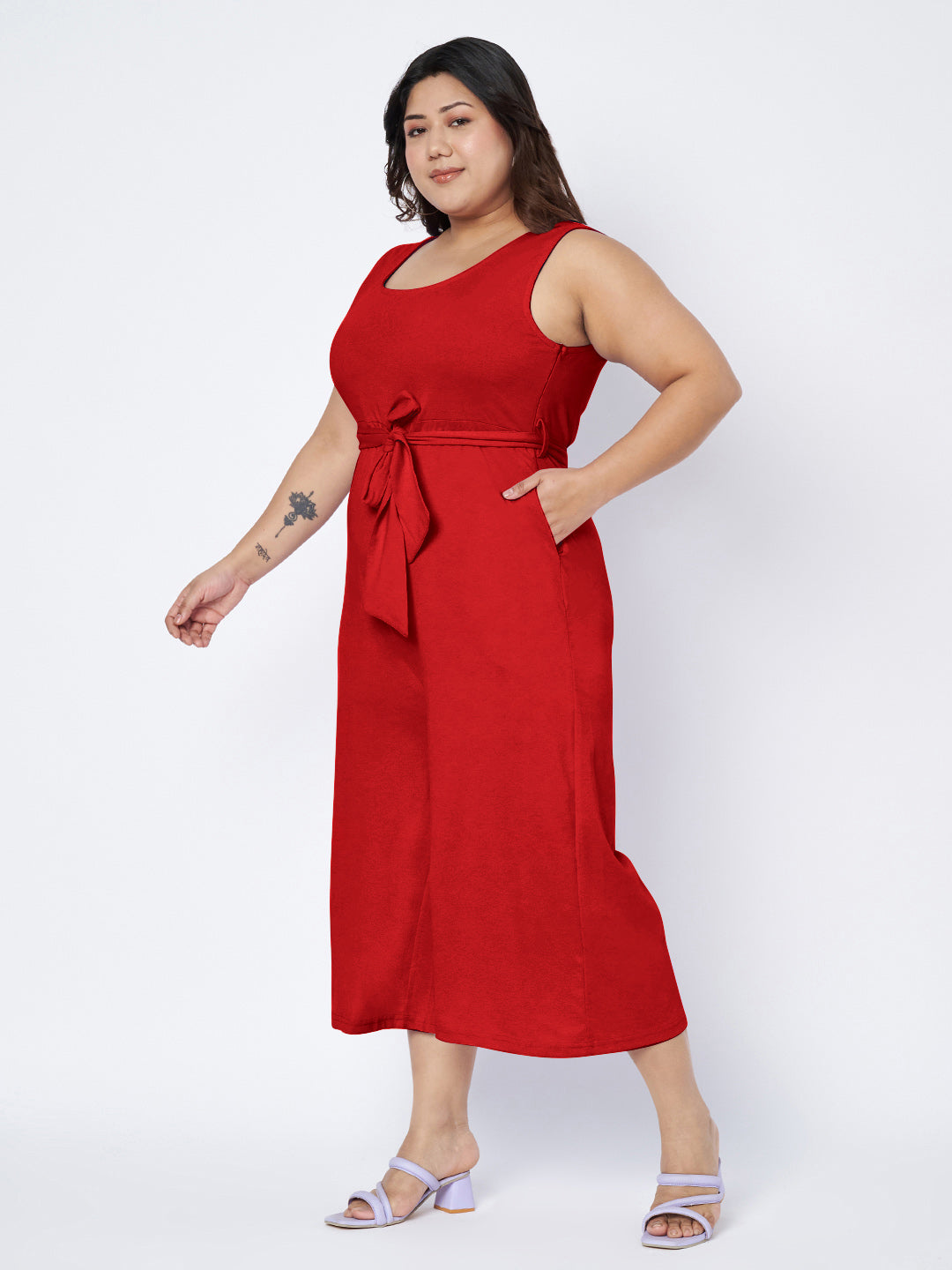 Plus Size Pure Cotton Jumpsuit