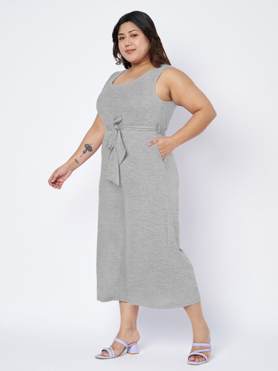 Plus Size Pure Cotton Jumpsuit