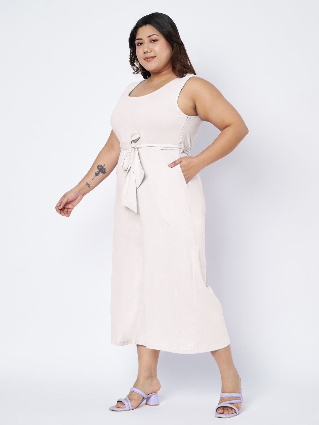 Plus Size Pure Cotton Jumpsuit