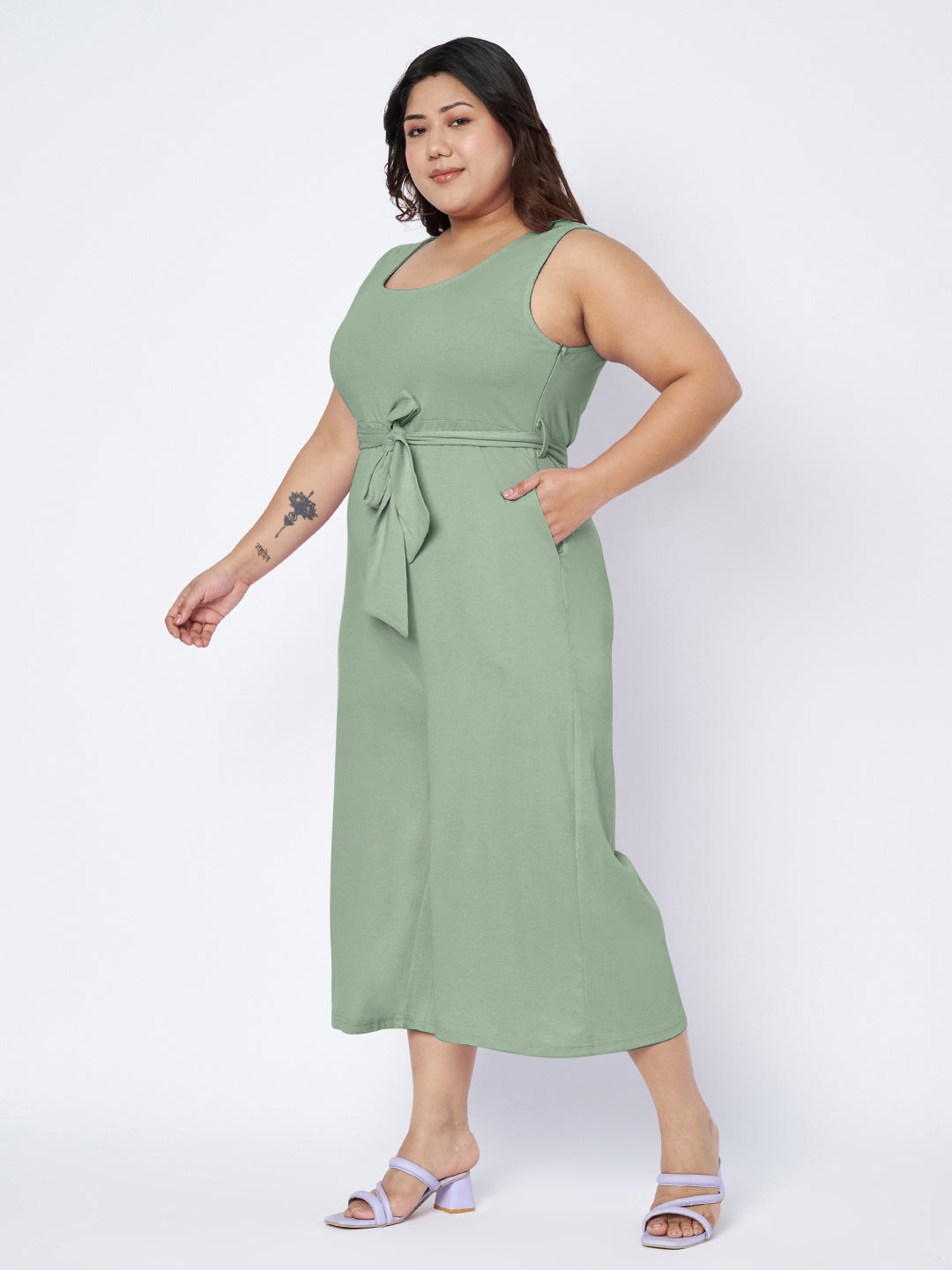 Plus Size Pure Cotton Jumpsuit