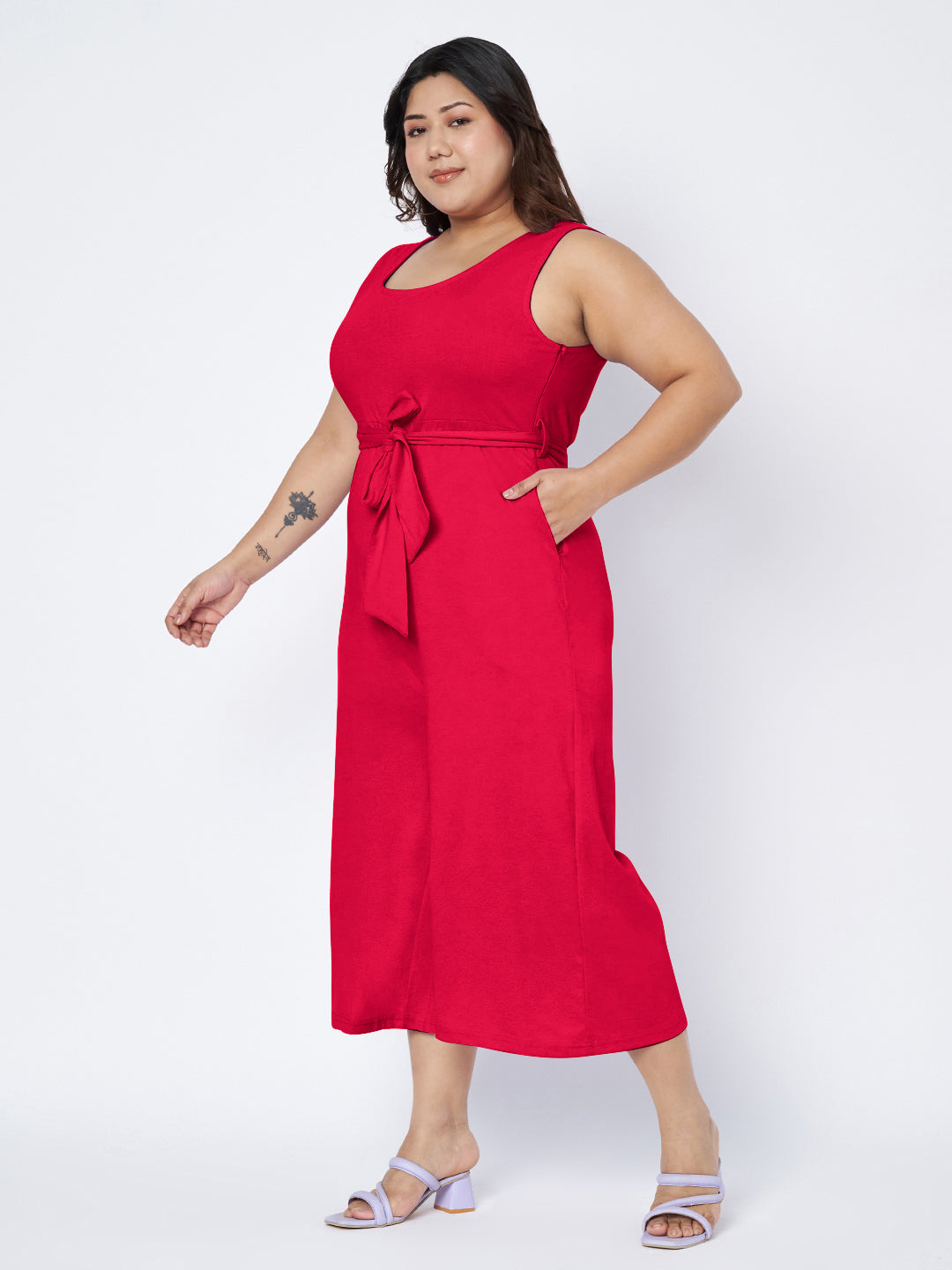Plus Size Pure Cotton Jumpsuit