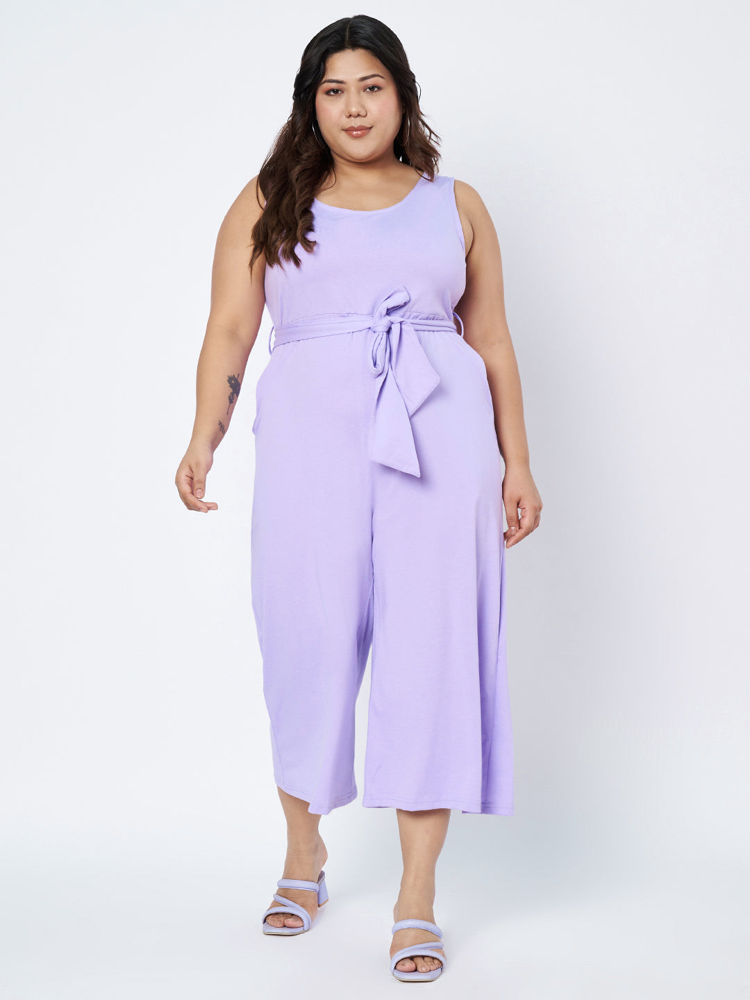 Plus Size Pure Cotton Jumpsuit