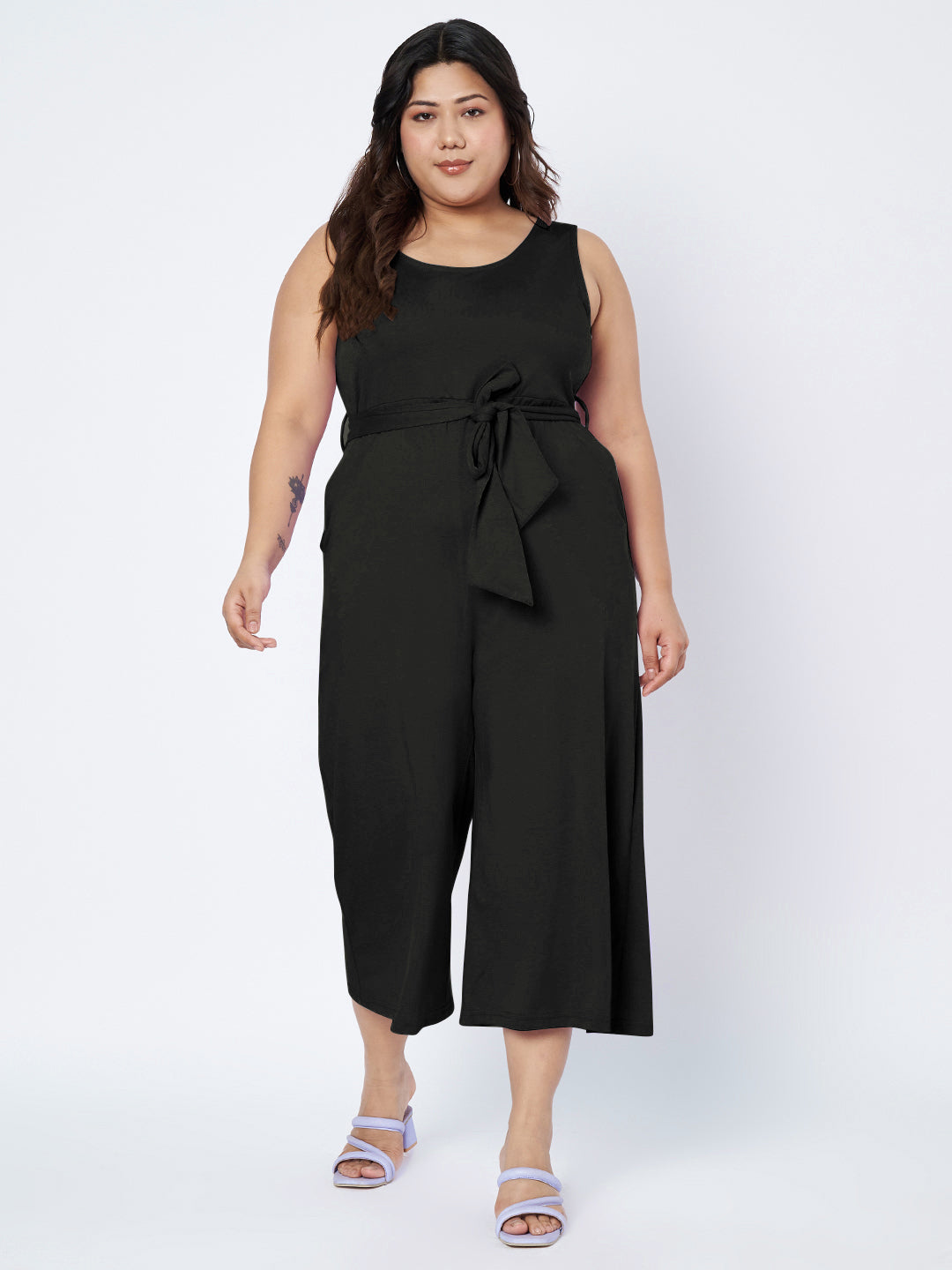 Plus Size Pure Cotton Jumpsuit
