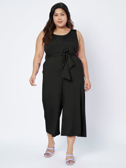 Plus Size Pure Cotton Jumpsuit