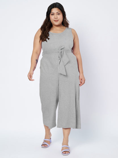 Plus Size Pure Cotton Jumpsuit