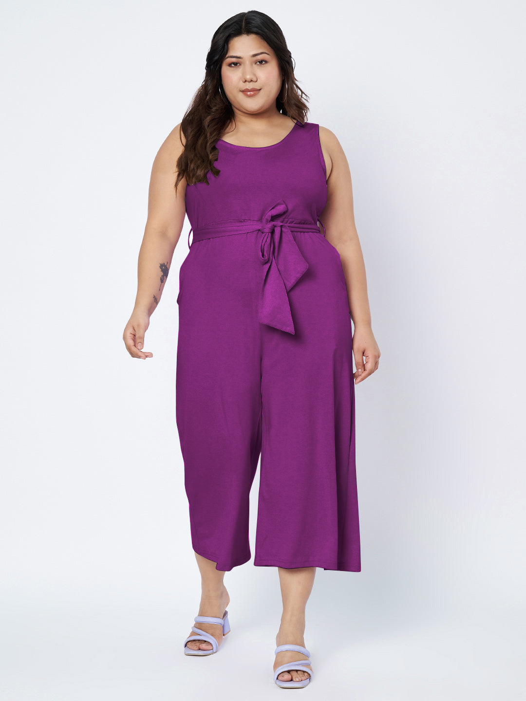 Plus Size Pure Cotton Jumpsuit